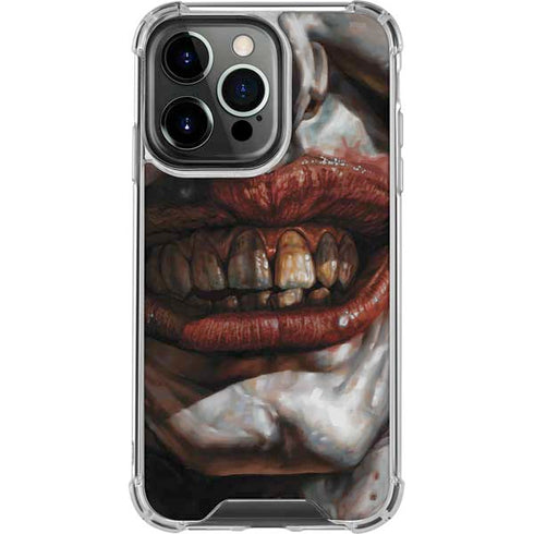 DC Comics Joker Graphic Novel Cover 2008 Art by Lee Bermejo iPhone 16 Pro Clear Case